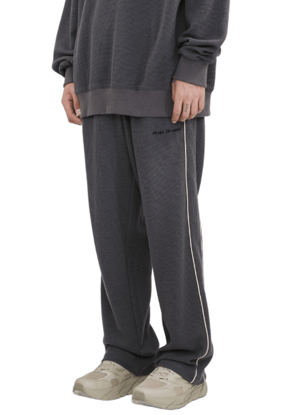 Embroidered Houndstooth Sweatpant