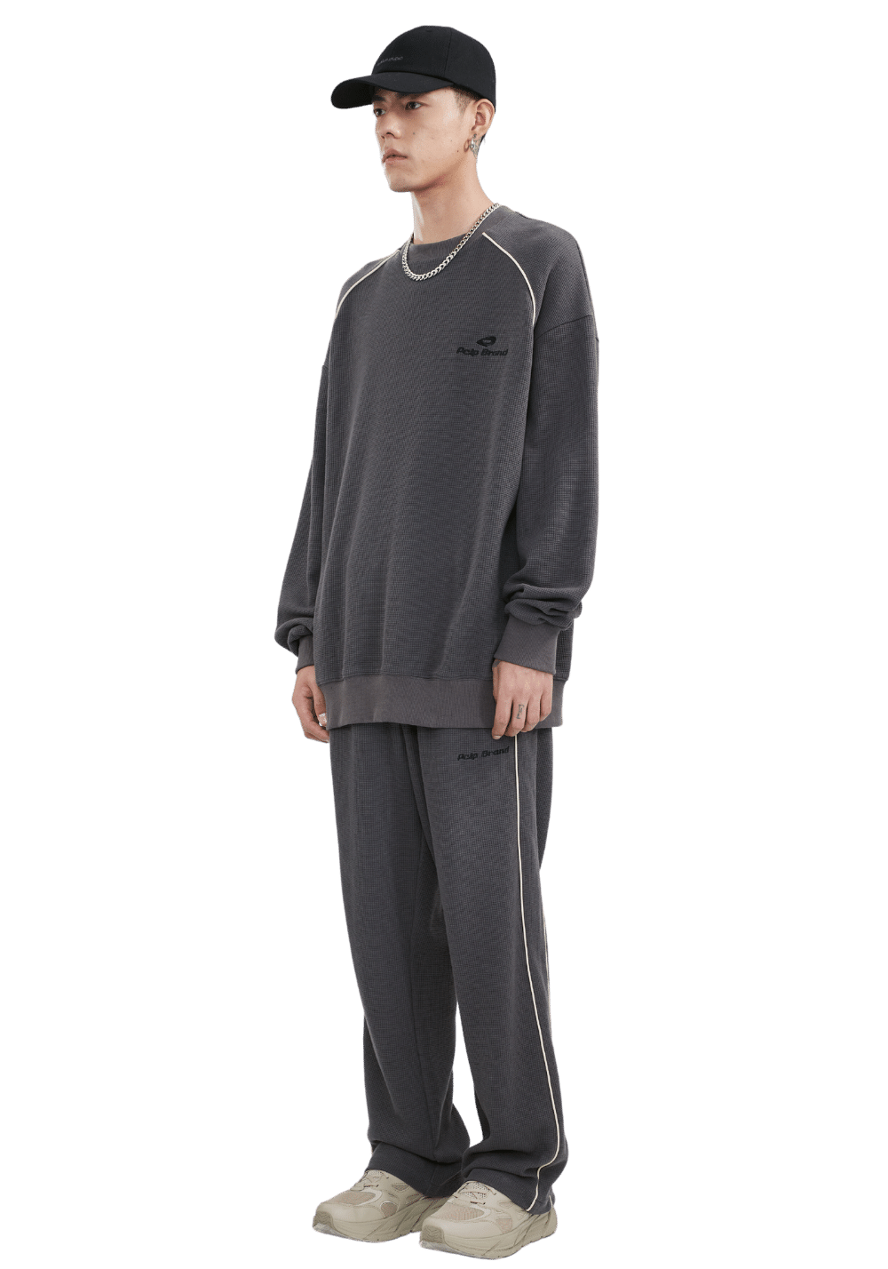 Embroidered Houndstooth Sweatpant