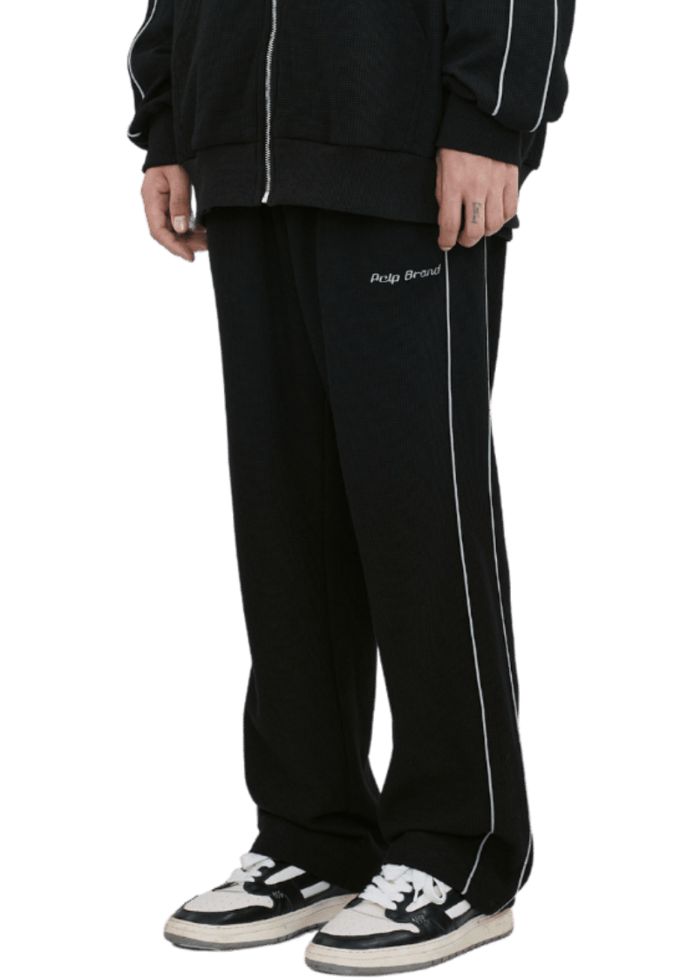 Embroidered Houndstooth Sweatpant