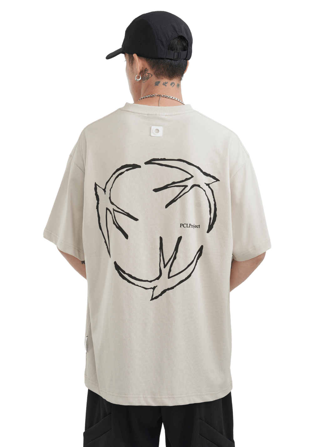 Swallow Pattern T-Shirt